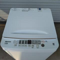 ハイセンス Hisense HW-55E2W 全自動電気洗濯機 5.5kg 2023年製の画像