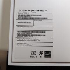 MacBook Air 2020 MGN63J/Aの画像