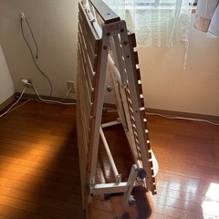 すのこ折りたたみベットの画像