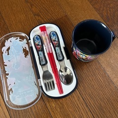 カラトリー　セット　コップの画像