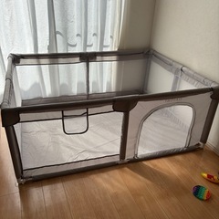 【美品】TAOTAOベビーサークル120×160人気ライトグレーの画像