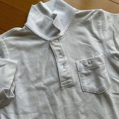 小学生　白シャツの画像