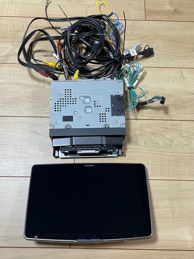 【美品】アルパイン DAF11Z 他TVチューナー、ETC.ドラレコ、バックカメラ、1DIN収納ボックス