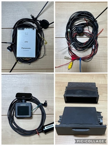 【美品】アルパイン DAF11Z 他TVチューナー、ETC.ドラレコ、バックカメラ、1DIN収納ボックス