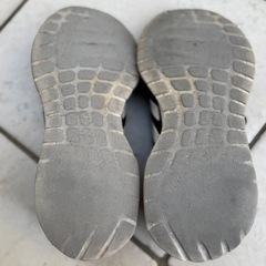 黒　adidas アディダス　運動靴　中古　23.5cmの画像