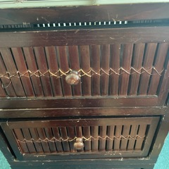 ４段小物入れアンティーク風の画像