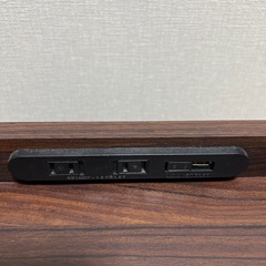 【MALTA】　幅36.5 奥行36.5 高さ48 サイドテーブル ２口コンセント付き USBジャック 完成品 コンセント ナイトテーブル 
の画像