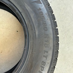 195/80r15LTスタッドレス4本　
の画像