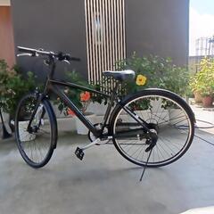 🎀😉お買得，未登録自転車オールアルミ仕様、クロスバイク（配達対応可能¥300円)の画像