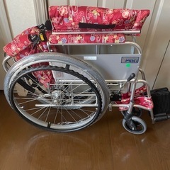 展示品　車椅子　自走式　女性用の画像