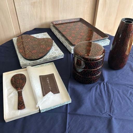 津軽塗り　まとめ売り　未使用