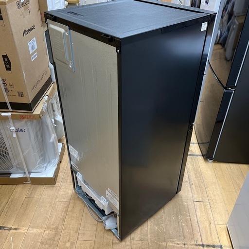 Haier ハイアール ノンフロン冷凍冷蔵庫 JR-NF121NJ（K） 定格内容積121L ブラック 冷蔵庫 2ドア