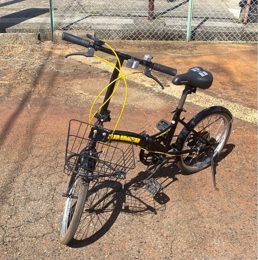 ハマー　折り畳み自転車　ギア付き　変則