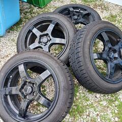 バリ溝トーヨータイヤ１６インチホイール✨の画像