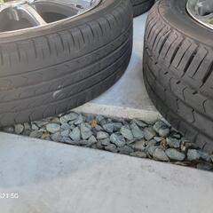 アルミホイール タイヤ付き 165/55r15 の画像