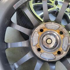 アルミホイール タイヤ付き 165/55r15 の画像
