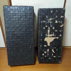 一閑張の衣装入れ　古道具　の画像