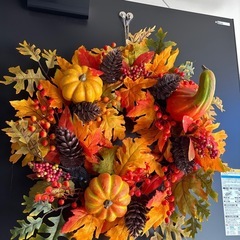 ハロウィンリースの画像