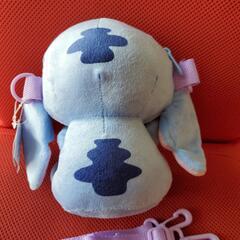 新品 タグ付き スティッチ ぬいぐるみ ポシェットの画像