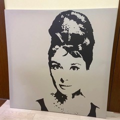オードリーヘップバーン IKEA パネル キャンパスアートの画像