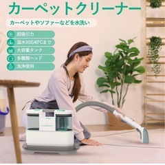 HAUSHOF カーペットクリーナー リンサー洗浄機 400W ...
