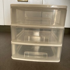 テーブルチェスト　収納3段引き出し　3つまとめ売りの画像