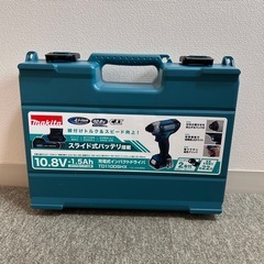 マキタ makita 充電式インパクトドライバ 電動ドライバ バッテリ 急速充電器付 TD110DSHX 新品未開封 未使用の画像