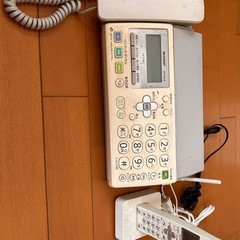 SHARP製 家庭用FAX 子機1台付き UX-D18CL
の画像