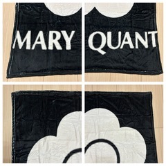 MARY QUANT ブランケット 毛布 フランネル ブラック
の画像