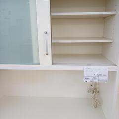 リユースのサカイ太田店★ジモティ割あり★  レンジボード 白 H180×D42×W104.5 クリーニング済み OJ10871の画像