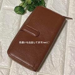 【未使用】たっぷり入る長財布　マスタード　の画像