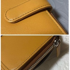 【未使用】たっぷり入る長財布　マスタード　の画像