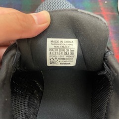 Reebok ブラック スニーカー　スポーツ　メンズの画像