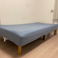 ニトリベッドマットレス付きの画像