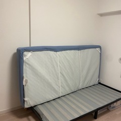 ニトリベッドマットレス付きの画像
