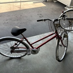 自転車 ママチャリ の画像