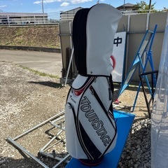 TourStage ツアーステージ ゴルフキャディバッグ 白の画像