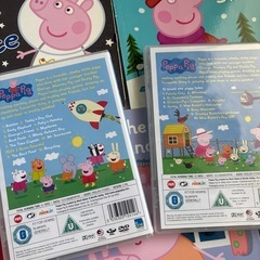 pepper pig ペーパーブックとDVDの画像
