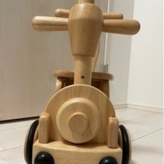 【shさま用】木製　野中製作所　木's 乗用ポッポ　ワールド　木のおもちゃの画像