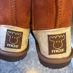MOZ 17cm 子供 ムートン ブーツの画像
