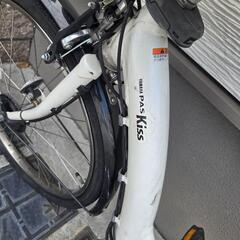 電動自転車　ママチャリ　子供乗せ自転車　後部チャイルドシート　YAMAHA　PAS Kiss　ヤマハ　の画像