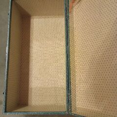 昭和の蓋付き収納箱 青・赤の画像
