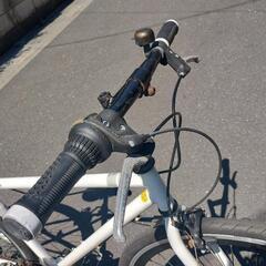 【良品 超軽量!】 700C クロスバイク 外装6段変速 整備済み! サカモト自転車 日本メーカー製!の画像