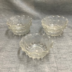 昭和レトロ ガラス デザート ボウルの画像