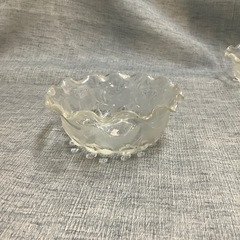 昭和レトロ ガラス デザート ボウルの画像