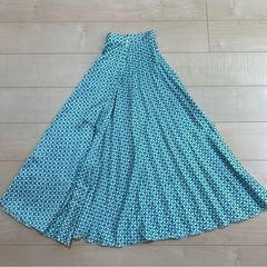 ZARA フレアスカート EUR XS USA XS MEX 24 幾何学模様の画像