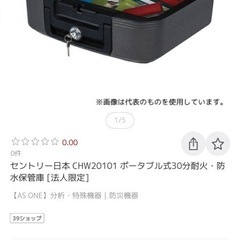 お値下げ✨セントリー　ポータブル保管庫（金庫）の画像