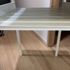 サイドテーブル　ミニテーブル　大理石風の画像