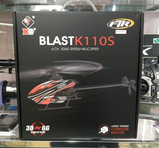 HiTEC 6CHラジコンヘリ BLAST K110S RTFキット 中古