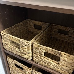 ニトリ　カラボ　バスケットセットの画像